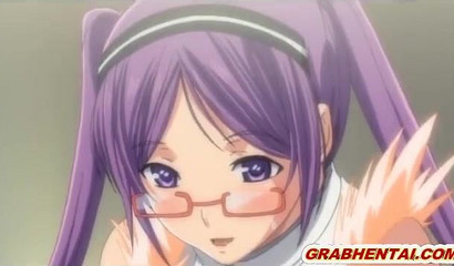 Busty hentai gal gets double penetrated in crazy train gangbang