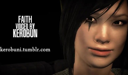 Lara Croft enjoys a very passionate threesome on a train