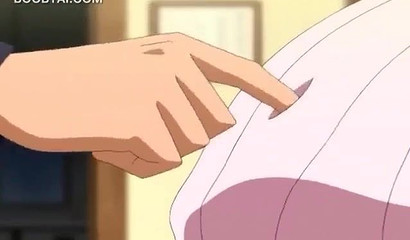 Busty hentai girl can't hide her lust anymore!