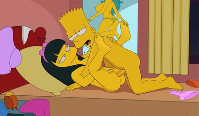 Bart fucking Jessica Lovejoy in his dormitory