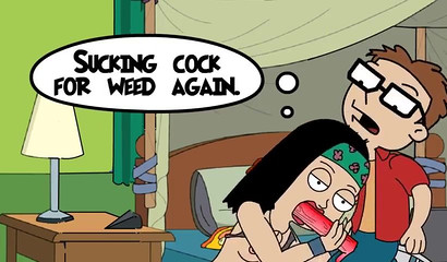Hayley Smith sucking cock to get some weed money