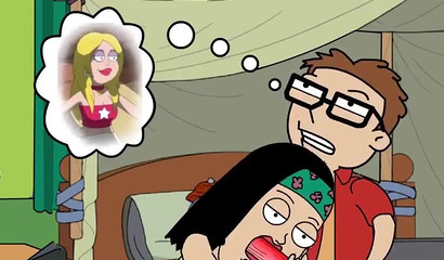 Hayley Smith sucking cock to get some weed money