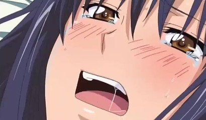 Busty beauty crying during hardcore fucking on a bed
