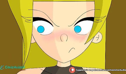 Young boy and busty blonde nanny