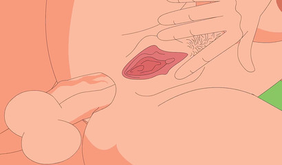 Meg and Chris in hardcore fuck scene in Family Guy porn cartoon