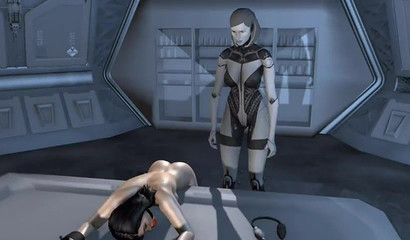 Miranda from Mass Effect fucked by creepy tentacles