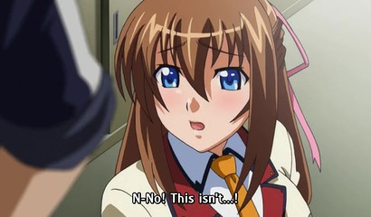 Young and busty anime schoolgirls fucked hard in hentai cartoon