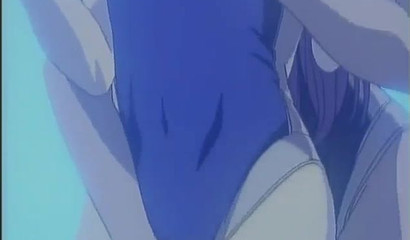 Pool fuck - anime girl seduced by her boyfriend and tentacles