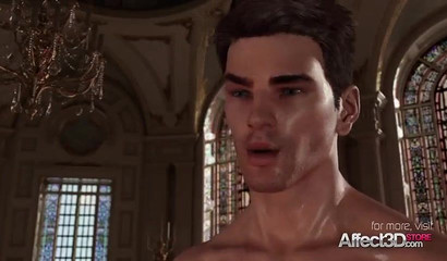 Busty brunette queen gets her pussy fucked by a young hunk