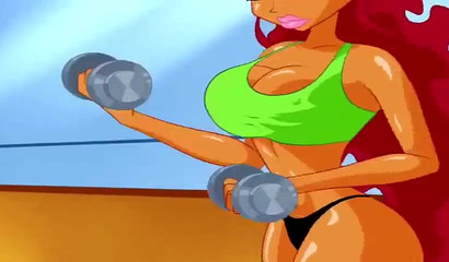 Red-haired beauty fucks in a cartoon based on a Disney fairy tale