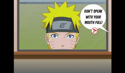 Hinata and two big dicks, sex video from the game Naruto