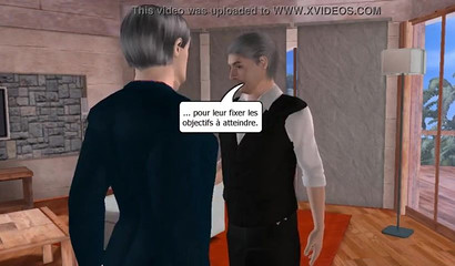 3D Gay Sex Animation : Who's the Boss? (french version)