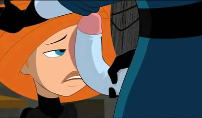 Dr. Drakken fucks Kim against her will in a shaved pussy