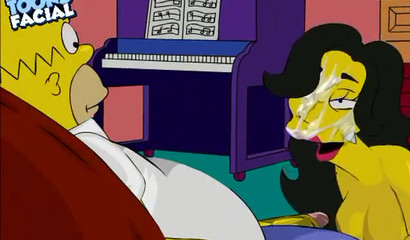 Extreme Cartoon Porn Simpsons - Homer Simpson and Marge fucking Property Agent - Simpsons porn cartoon