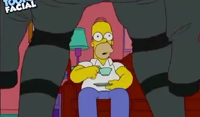 Homer Simpson and Marge fucking Property Agent - Simpsons porn cartoon