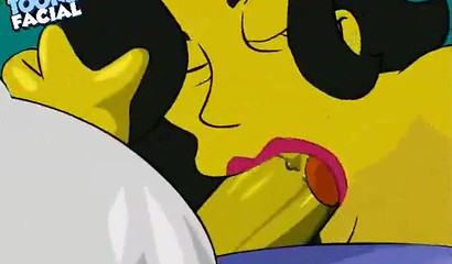 Homer Simpson and Marge fucking Property Agent - Simpsons porn cartoon