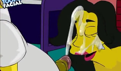 Homer Simpson and Marge fucking Property Agent - Simpsons porn cartoon