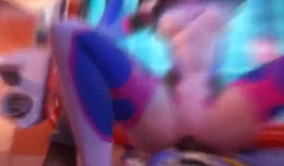 Porn compilation of Overwatch with a beauty D.Va