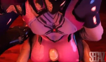 D.Va and other sluts from Overwatch fuck dirty