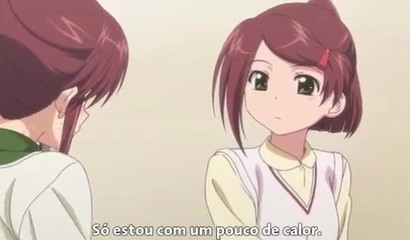 Playful young girl playing footsie in a suggestive manner