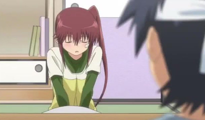 Playful young girl playing footsie in a suggestive manner