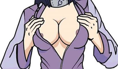 Shy girl Hinata agreed to show naked tits