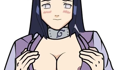 Shy girl Hinata agreed to show naked tits