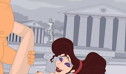 Big dick of Hercules rams the pussy of busty Megara