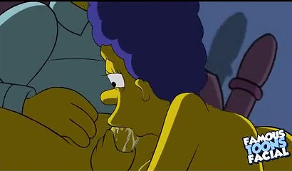 Late night sex between Homer and Marge Simpson