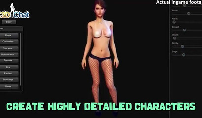 3D Compilation of hot girls from Fortnite and other sexy babes