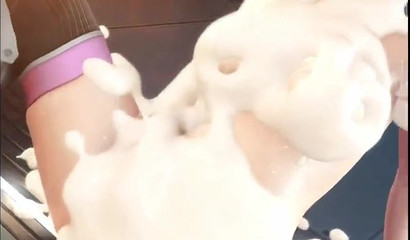 Pink-haired young girl destroyed by creepy tentacles