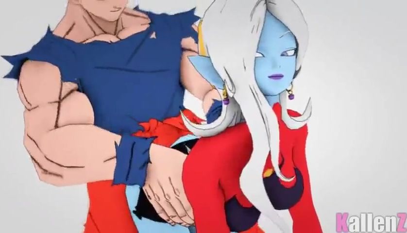 838px x 480px - Blue bitch Vados enjoys sex with a muscular guy Goku, porn Dragon Ball Z