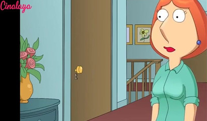 Meg Grffin showing off her deepthroating skills