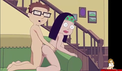 Hayley Smith from American Dad banged by her brother