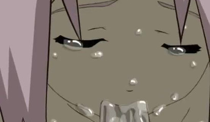 Naruto and Sasuke fucked Sakura in the forest