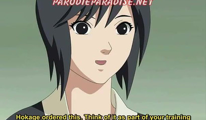 Cartoon beauty Shizune seduces Naruto with a sweet blowjob