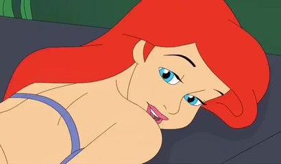 Papa Neptune punished daughter Ariel with hard anal sex