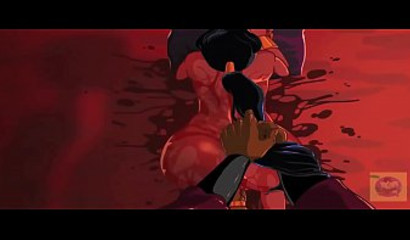 Jasmine Gangbang Cartoon Porn - Jafar pierced Jasmine's clitoris after a hard anal