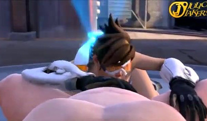 Compilation of 3d sex with charming Tracer from Overwatch