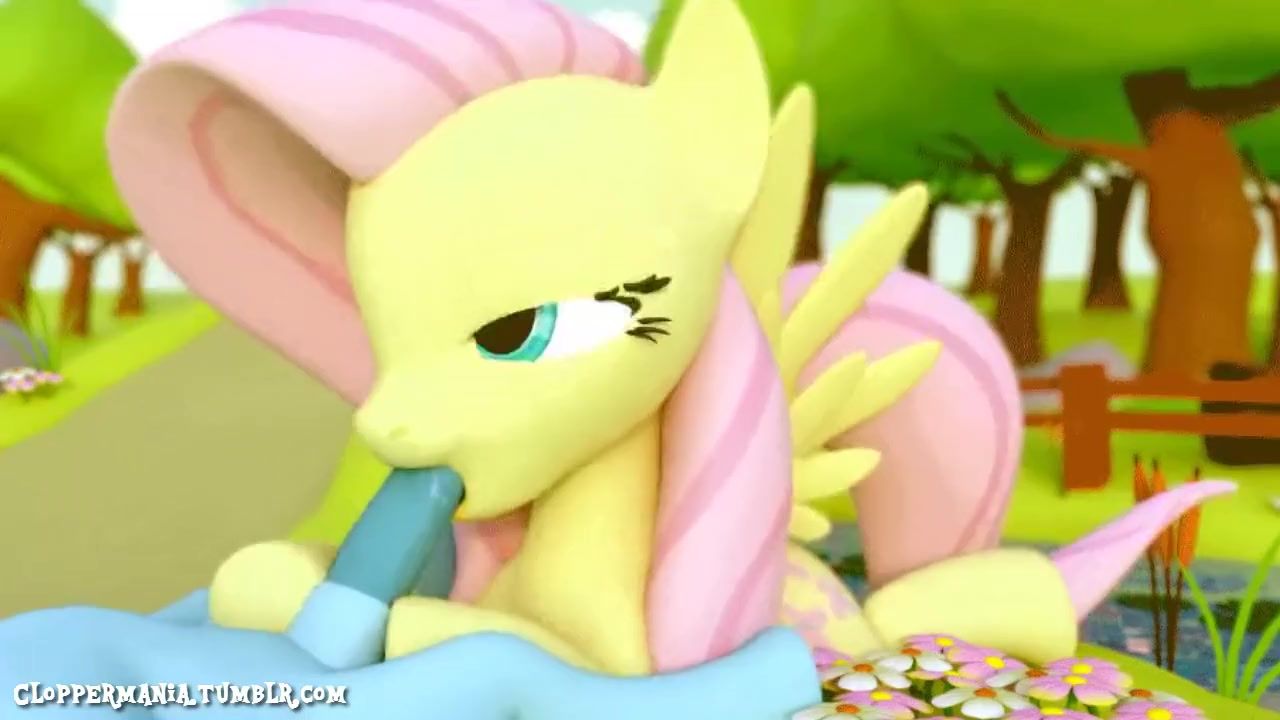 Флаттершай делает всех сучек My Little Pony мокрыми